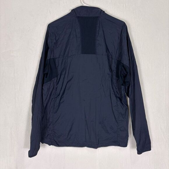 Smartwool Navy Blue Nylon Merino Wool Lined Zip Up Jacket Men's Size Large - Picture 8 of 11